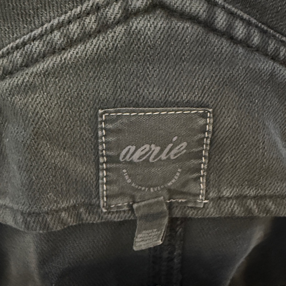 Aerie Charcoal Overalls - Picture 4 of 8